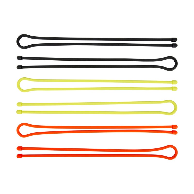 Nite Ize Original Gear Tie - 6-Inch Reusable Rubber Twist Tie - Reusable Gear Ties - Electric Cord Organizers - Twist Ties for Cords - Reusable Zip Ties - Assorted Colors, 6-Inch, 6 Pack - Image 2
